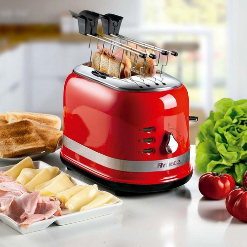 Torradeira Moderna 110v Ariete Vermelha