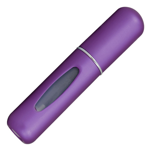 Atomizador Mini De Perfume Portátil Y Recargable Slim Company Spray En Cápsula Para Viaje, Frasco Perfumero Color Lila
