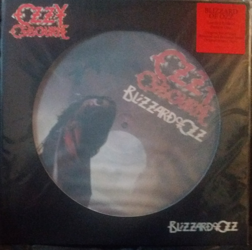 Ozzy Osbourne Blizzard Of Ozz(vinilo Picture Disc Nuevo Sell