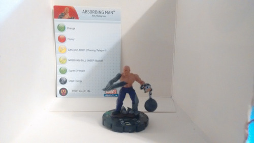 Heroclix Absorbing Man  Edición Con Tarjeta Rareza Roja