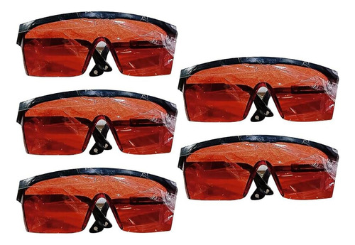 Castanai Us 5pcs Gafas De Protección De Ojo Rojo Dientes Ojo