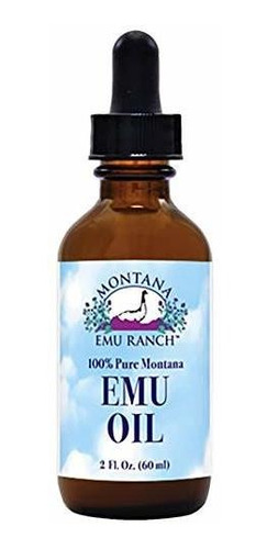 100% Puro Aceite De Emu Montana Montana Ranch Co. Emu 2 Oz L