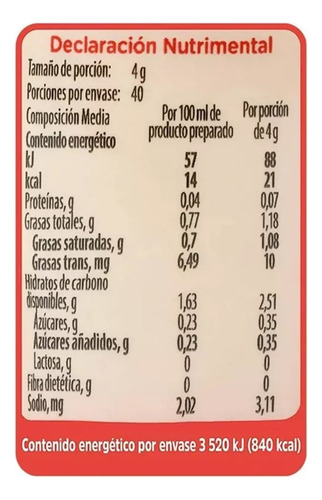 Sustituto De Crema Coffe Mate En Polvo 6 Piezas De 160 G C/u