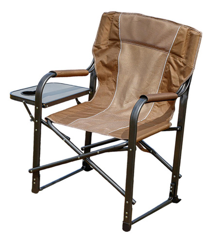 Silla De Director Para Acampar Con Mesa Auxiliar, Silla