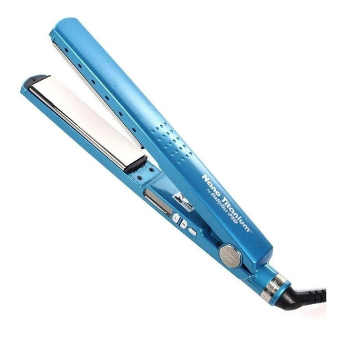 Imagen 2 de 5 de Planchita de pelo BaBylissPRO Nano Titanium Iónica Digital BABNT2091T azul 220V