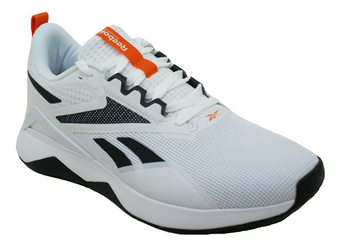 Zapatilla Reebok Nanoflex Tr 2.0blanco/negro/naranja Hombre 