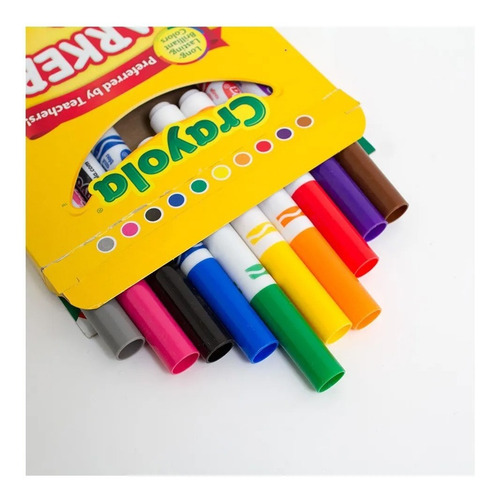 Kit 20 Marcadores Canetinhas Infantil Cores Vivas
