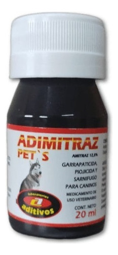 Adimitraz Garrapaticida Piojicida Y Sarnicida 20 Ml Aditivos