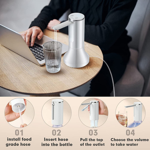 Wpd Dispensador De Agua De Sobremesa Con Base Extraíble,