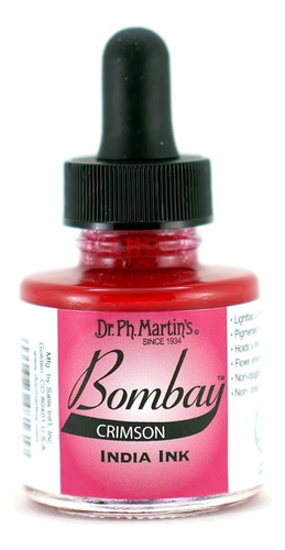 Bombay India Ink, 1.0 Oz, Crimson