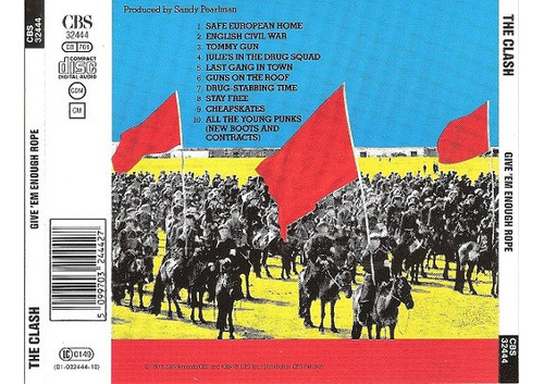 Cd Give 'em Enough Rope (the Clash) Estándar