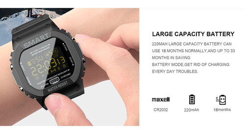 Imagen 4 de 6 de Lokmat Mk22 Bt Smart Pulsera Reloj Deportivo