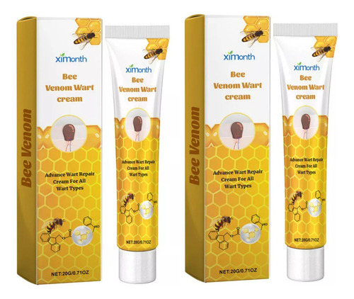 20g*2pcs Crema De Verrugas Con De Abeja