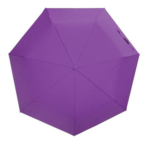 Paraguas Automático Sombrilla Bolsillo Resistente Filtro Uv Color Violeta
