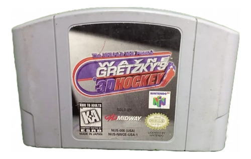 Juego Wayne Gretzky's 3d Hockey Para Nintendo 64