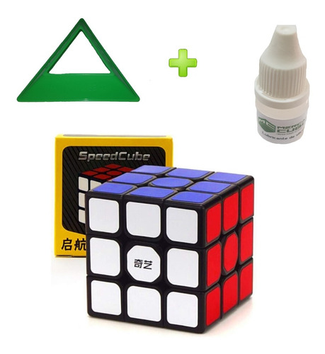 Cubo Rubik Qiyi Sail W+base+lubricante Speed Mercado Cubos