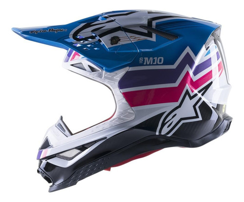 Casco Motocross Alpinestars S M10 Tld Ec Carbono Top Racing