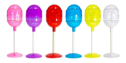 Tutsi Pop Paleta Dulcero Gigante Mayoreo 50 Piezas Con Base.