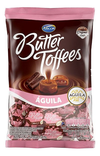 Caramelos Butter Toffees Chocolate Aguila Bolsa 822g