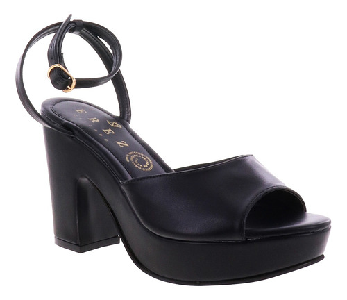 Zapatos De Tacón Punta Abierta Tiras Delgadas Moda Dama Aona