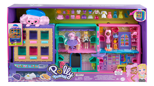 Polly Pocket Set De Juego Servicio De Modas Dulces