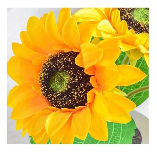 Luz Nocturna De Simulación Led Con Forma De Girasol Recargab