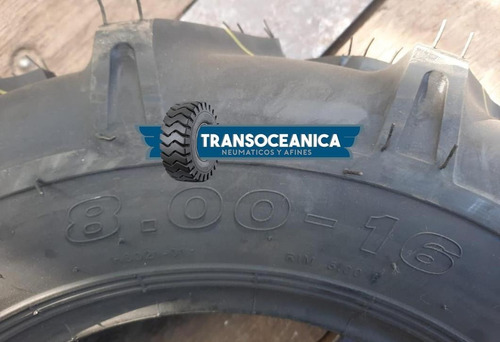Cubierta 8.00-16 Reforzada Tacos 800x16 Agricola Tractor R1