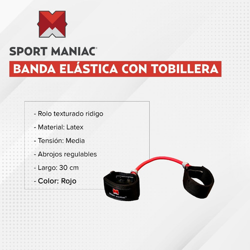 Banda Tobillera Con Extensor Especial Para Gluteos Piernas