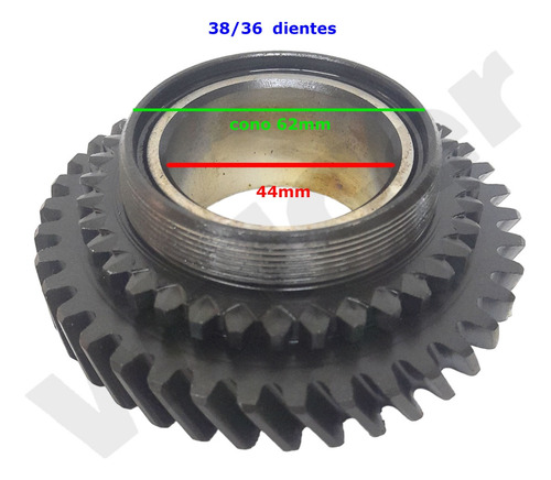 Engranaje De Segunda Fiat 128 Europa 5v 38-36