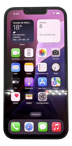 Apple iPhone 13 256gb, Midnight, Desbloqueado, Cargador, Funda (Usado)