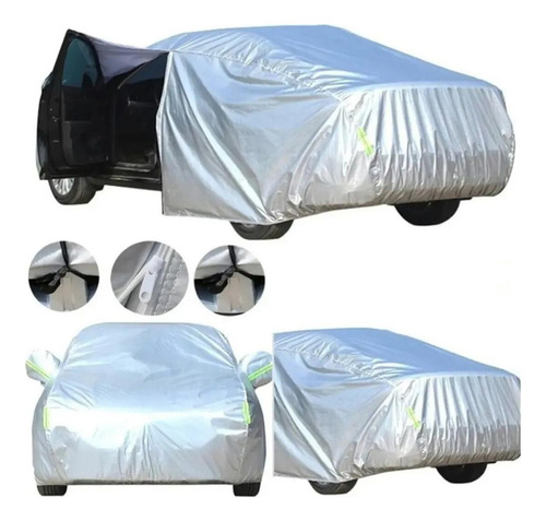 Funda Cubierta Auto Grande 4.9m Anti-sol Polvo Viento Lluvia