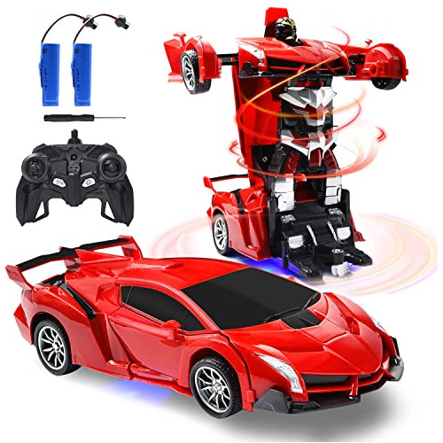 Zahooy Transform Rc Car Robot For Kids,remote Control Ljc61