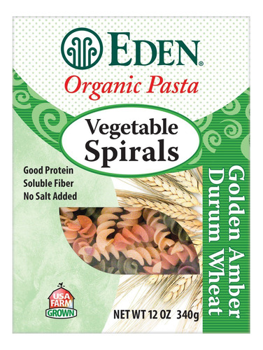 Eden Espirales Vegetales Organicos, Paquetes De 12 Onzas (pa