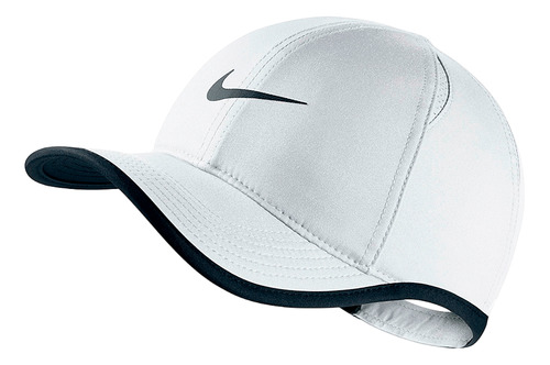 Gorra Nike Featherlight Big Para Niño-blanco