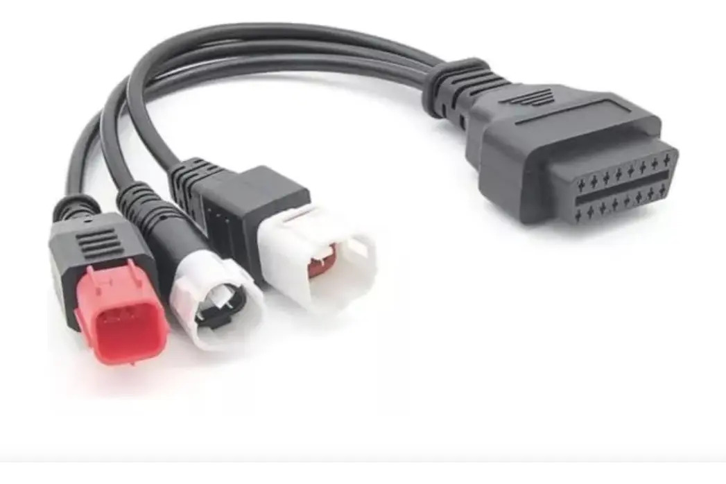 Adaptador Triple Para Escaner Obd Yamaha Honda Ktm Suzuki