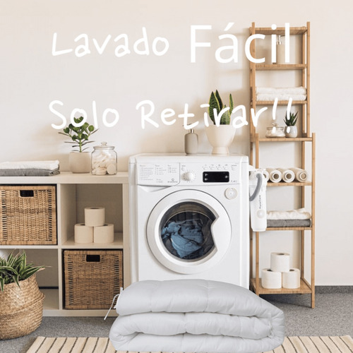 Relleno Inserto Duvet Inhome Microfibra Individual Blanco