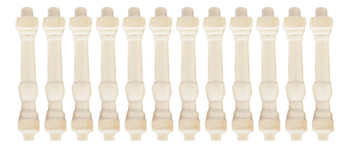 6 Casas De Muñecas Diy Constructores Madera 1/12 Husillos