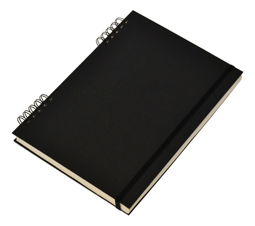 Cuaderno A4 Negro Ecológico (21x30cm) Tapa Dura 120 Hojas