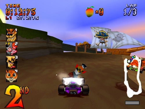 Imagen 3 de 4 de Ctr Crash Team Racing Ps3 Digital Playstation 3 Bandicoot