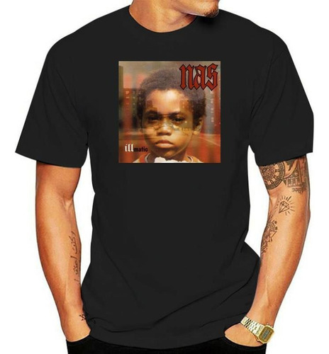 Playera Nas Illmatic Playera Clásica De Hip Hop Rap York V