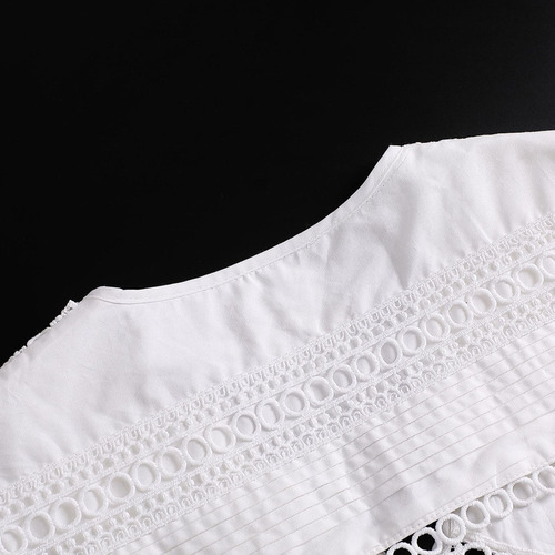 Decoración De Cuello Falso Blanco De Moda Para Mujer.