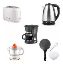 Comprar Combo Desayuno Cafetera Pava Panquequera Tostadora Juguera