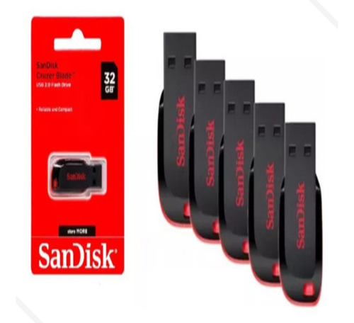 Pendrive 32gb Documentos Fotos Filmes 5 Un Cor Preto Preto