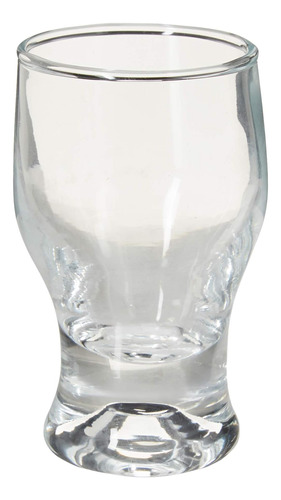 Circleware Tipsy Shot, Juego De 6 Vasos De Cristal De Base Y