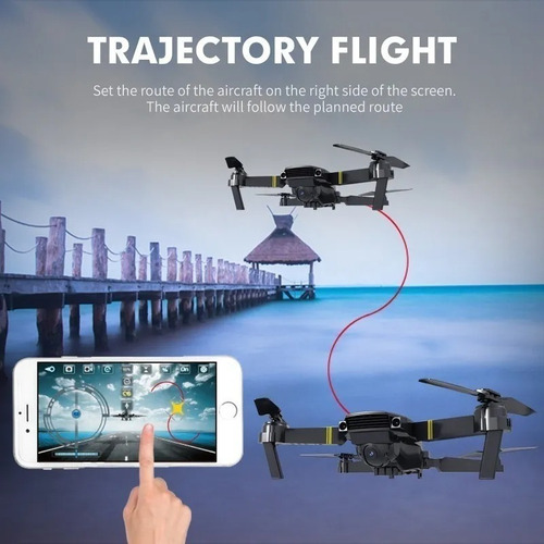 Dron E58 Incluye Una Cámara 4k Y Tres Baterías