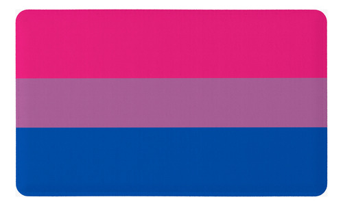 Tapete Para Quarto Bandeiras Lgbt Estampado 60cm X 40cm Cor Bissexual