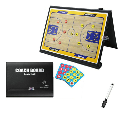 Tablero Táctico De Baloncesto Plegable Diseño Carpeta Basket