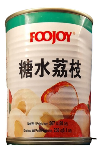 Foojoy Lychee En Almibar X567gr 