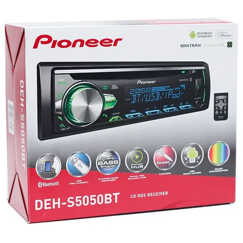 Cd Player Pioneer Deh-s5050bt Bluetooth Bass 4 X 50w Rms Cd Player Pioneer Deh-s5050bt Bluetooth Bass 4 X 50w Rms