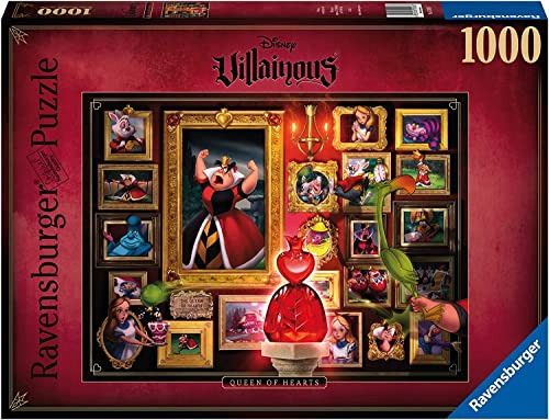 Rompecabezas Ravensburger Disney Queen Of Hearts De 1000 Pie